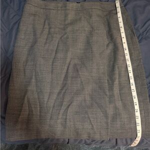 Talbots Gray Pencil Skirt Suit